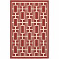 Sphinx By Oriental Weavers Oriental Weavers Meridian 9754R 8 and apos; Round Round - Red/ Ivory-Polypropylene M9754R240RDST